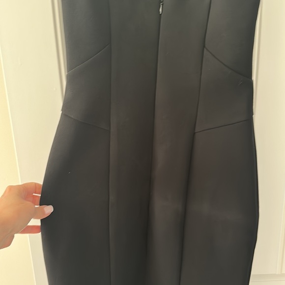 Black Nicolas brand long dress illusion with crochet - Picture 7 of 14